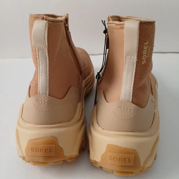 Sorel Womens Kinetic Breakthru Acadia Wateroroof Camel Sneaker Boot Sizs 10.5 - Picture 3 of 14